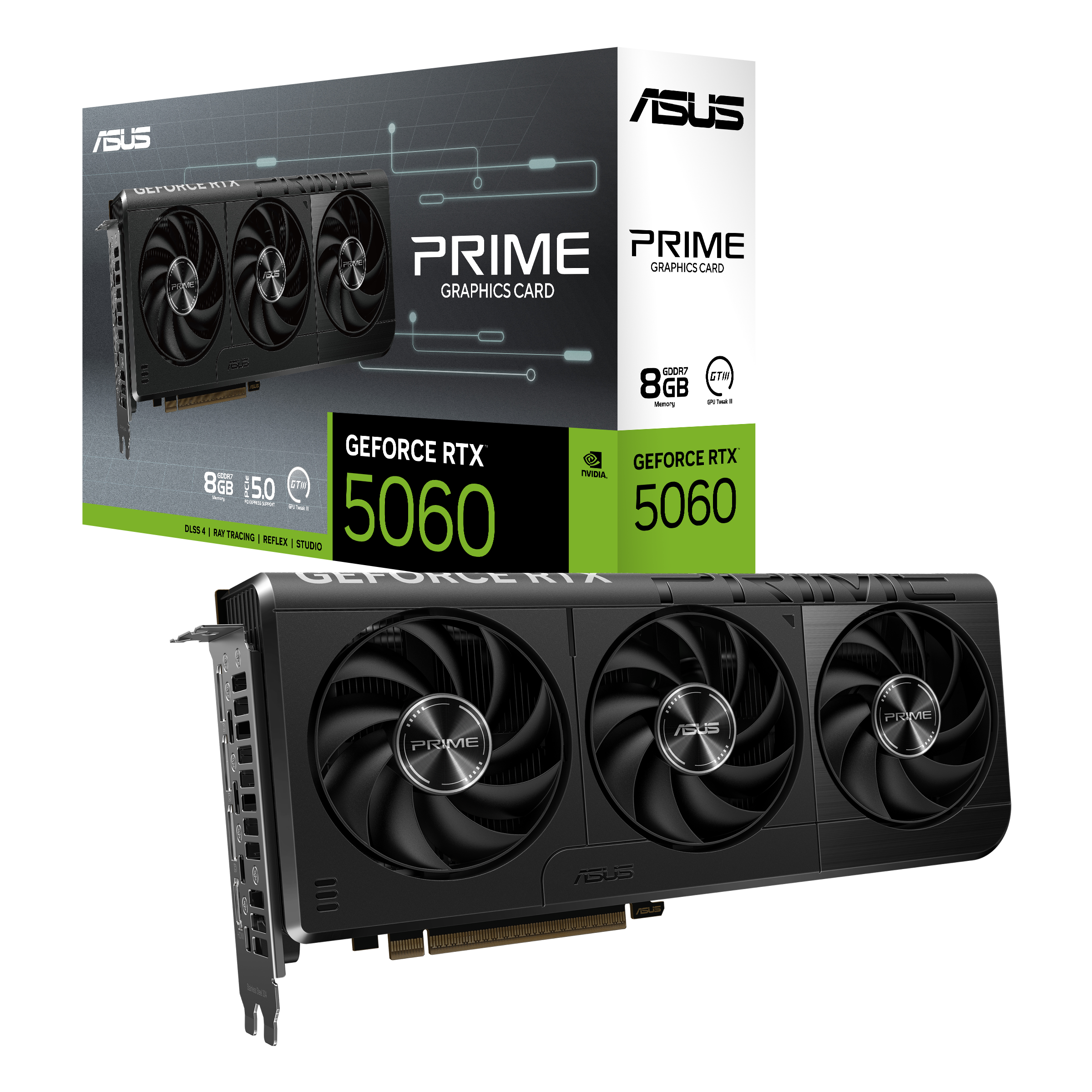ASUS Prime GeForce RTX™ 5060 8GB GDDR7