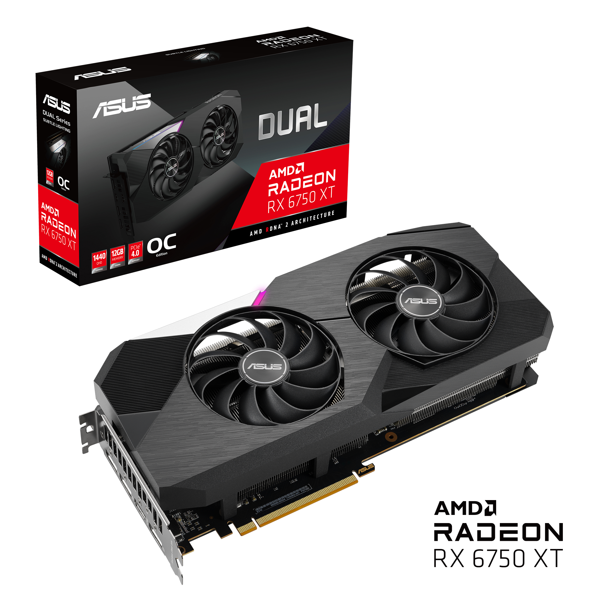 ASUS Dual Radeon RX 6750 XT OC Edition 12GB GDDR6 | グラフィック