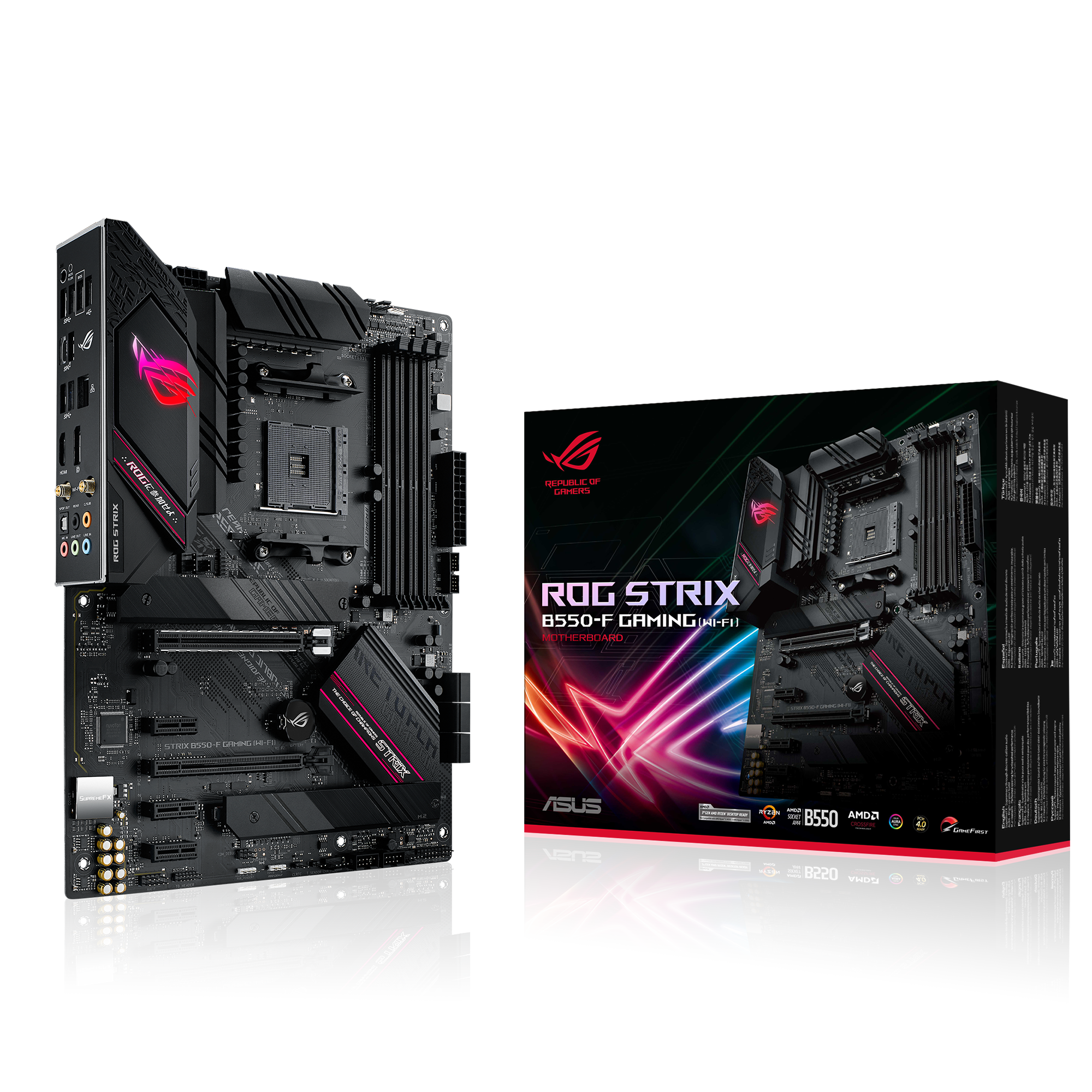 ROG STRIX B550-F GAMING (WI-FI) | Motherboards | ROG United States