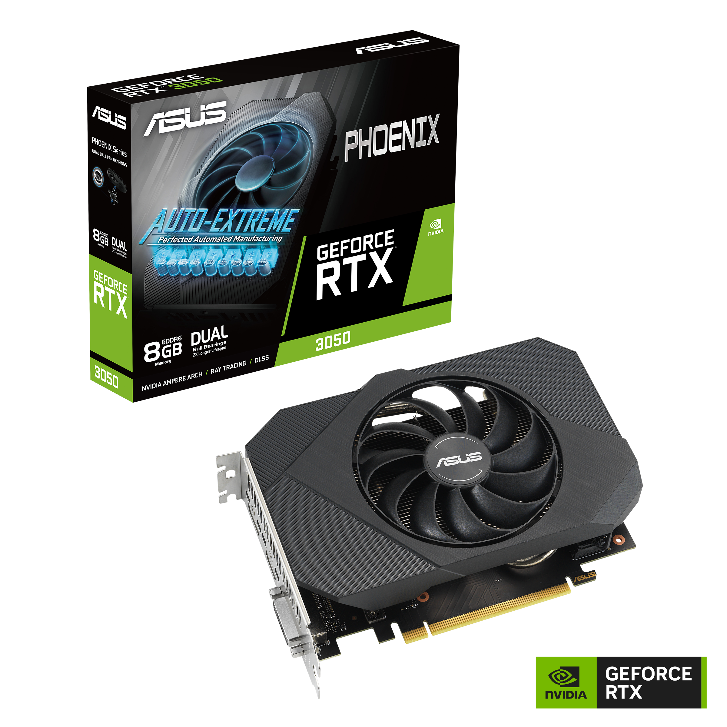 ASUS Phoenix GeForce RTX 3050 V2 8GB GDDR6 | Graphics Card | ASUS
