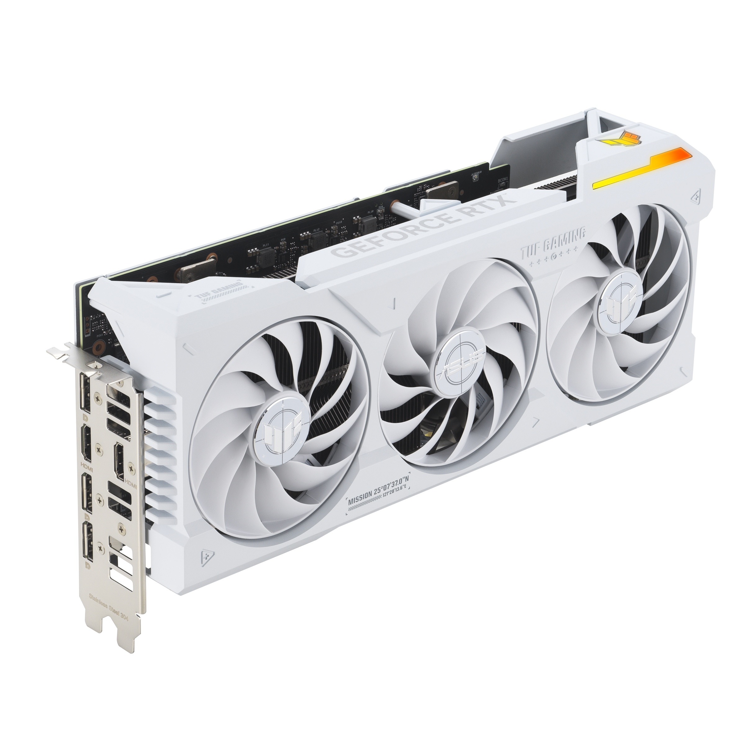 ASUS TUF Gaming GeForce RTX™ 4070 Ti SUPER BTF White OC Edition