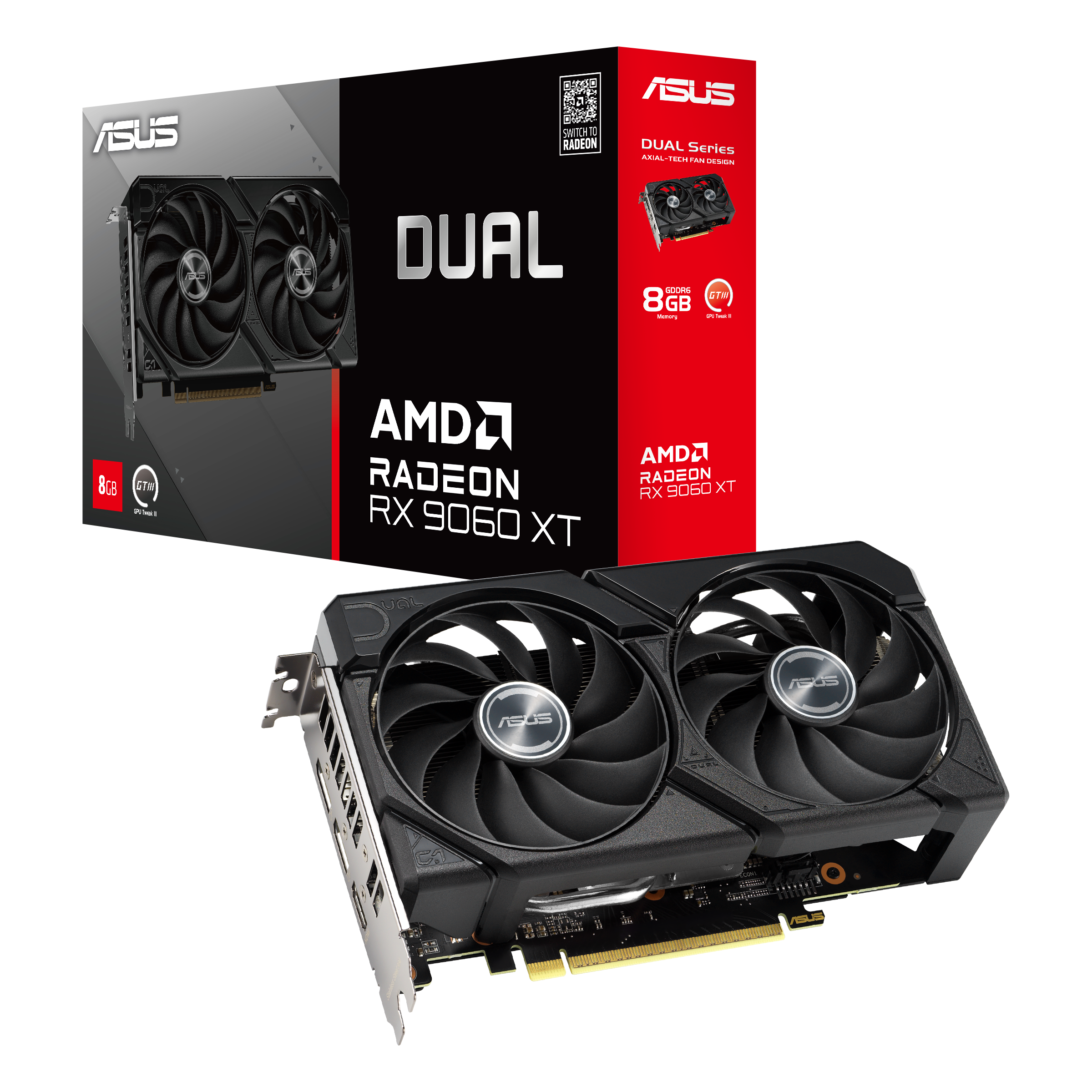 ASUS Dual Radeon™ RX9060XT 8G GDDR6