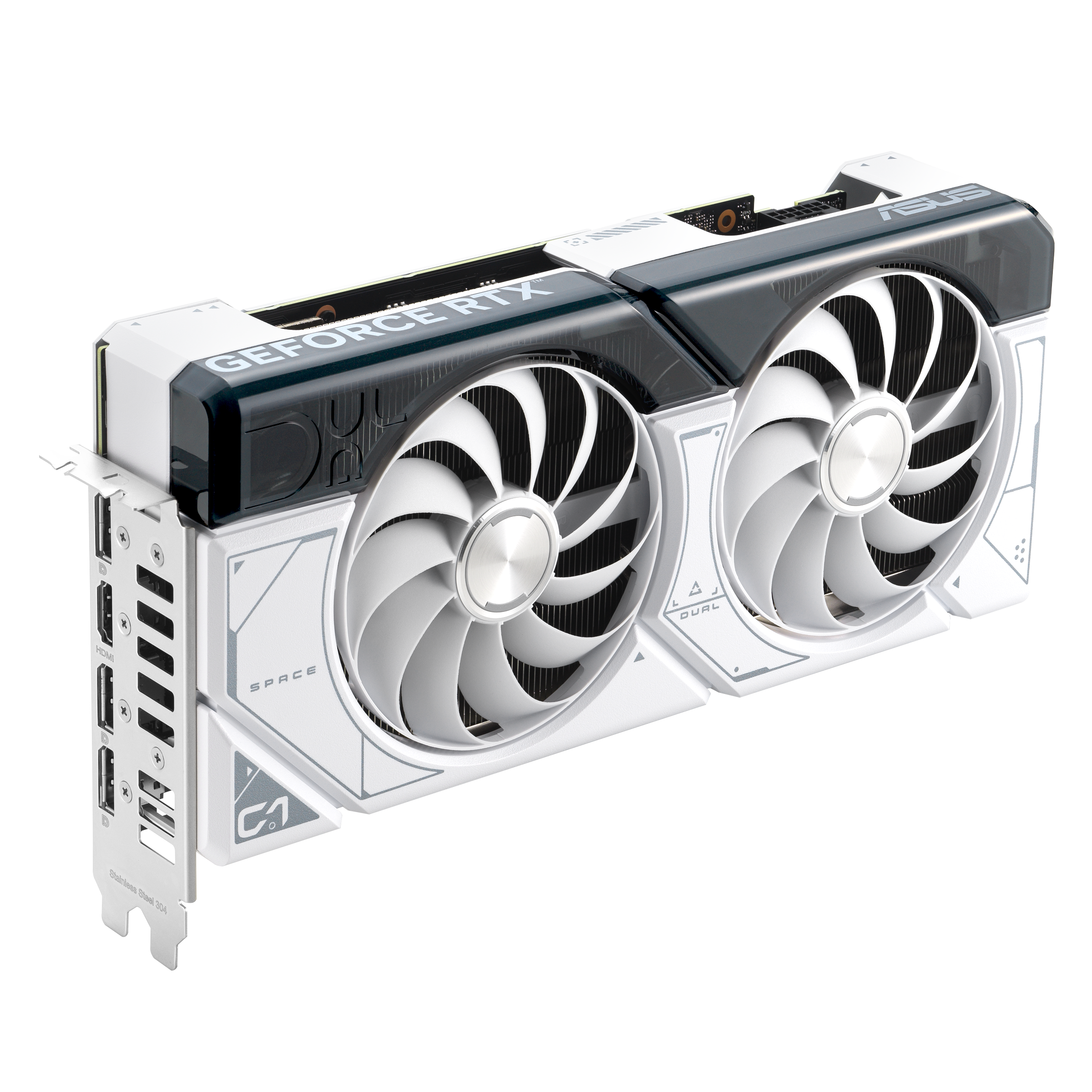 ASUS Dual GeForce RTX™ 4070 SUPER White OC Edition 12GB GDDR6X