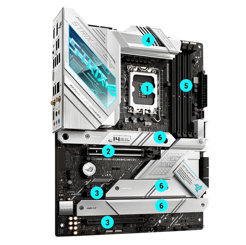 ROG STRIX Z690-A GAMING WIFI D4 | ROG Strix | Gaming Motherboards
