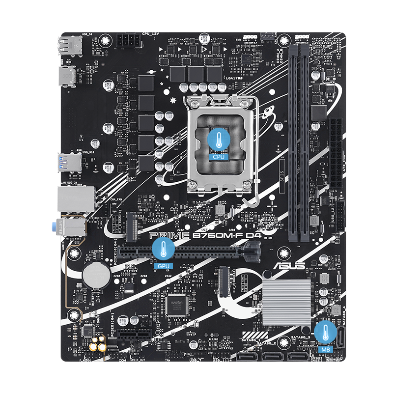 PRIME B760M-F D4｜Motherboards｜ASUS Global