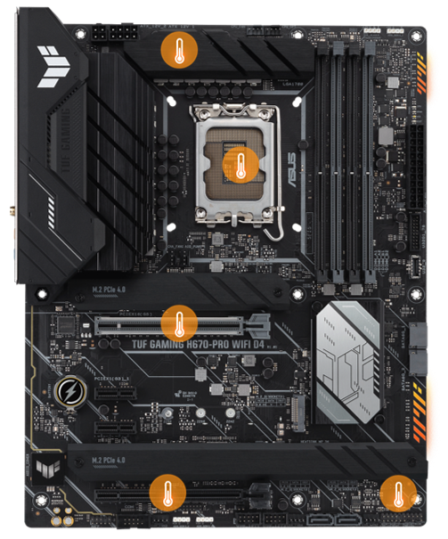 TUF GAMING H670-PRO WIFI D4｜Motherboards｜ASUS USA