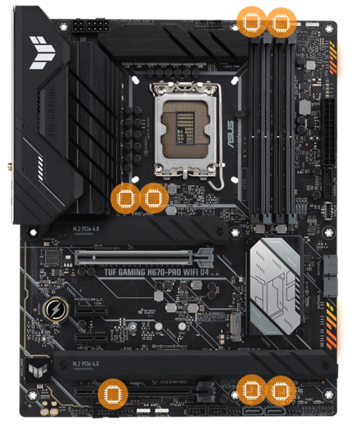 TUF GAMING H670-PRO WIFI D4｜Motherboards｜ASUS USA