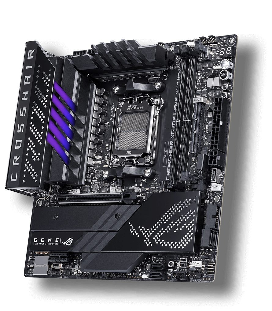 ROG CROSSHAIR X670E GENE | ROG Crosshair | Gaming マザーボード