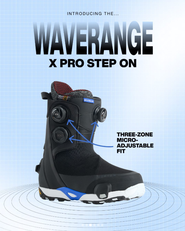 BURTONが次世代ブーツ「Waverange X Pro Step On」を公開！ | 日本一