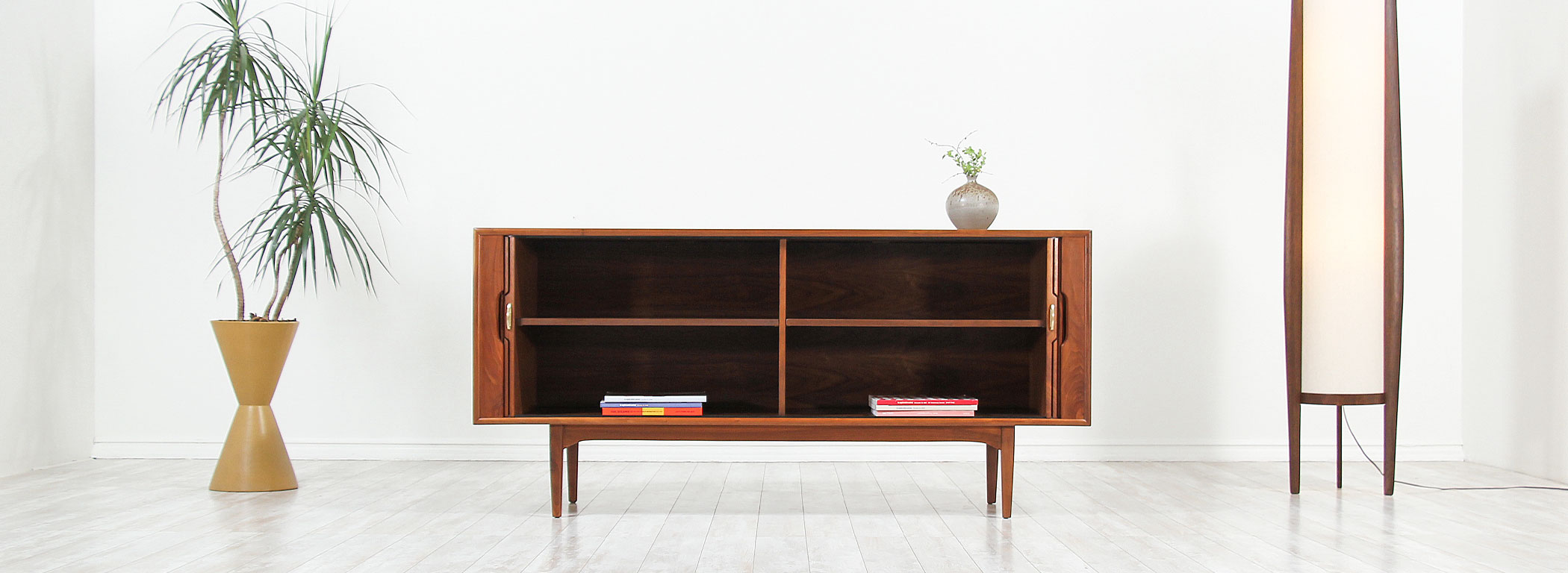 Kipp Stewart ”Declaration” Tambour-Door Credenza for Drexel