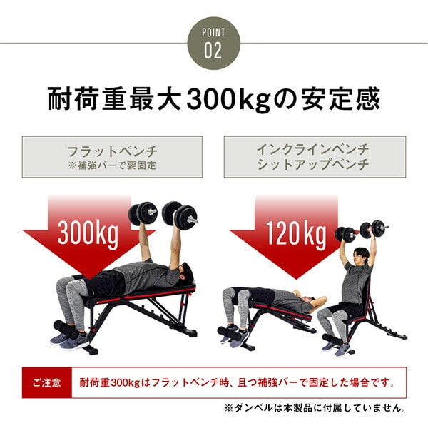 dショッピング |アジャスタブルベンチ PRO トレーニングベンチ 耐荷重