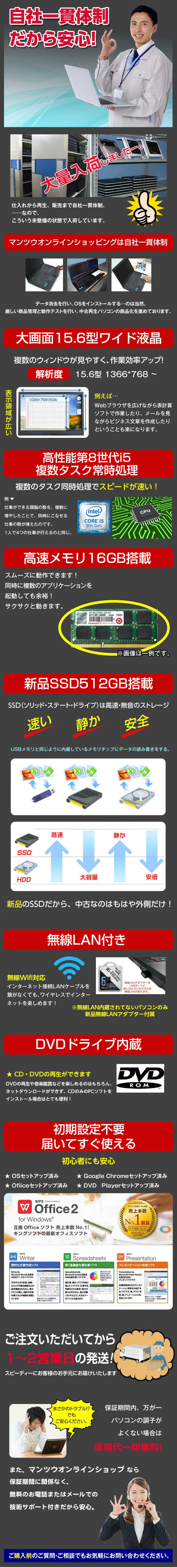 dショッピング |Webカメラ付き 【Windows11】 ノートパソコン 中古