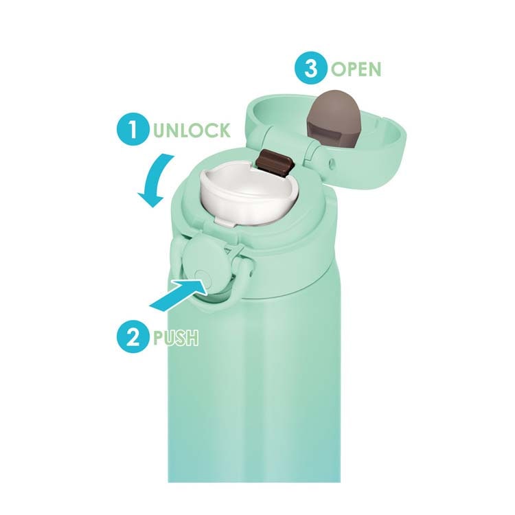 dショッピング |サーモス 水筒 真空断熱ケータイマグ 0．5L ミント