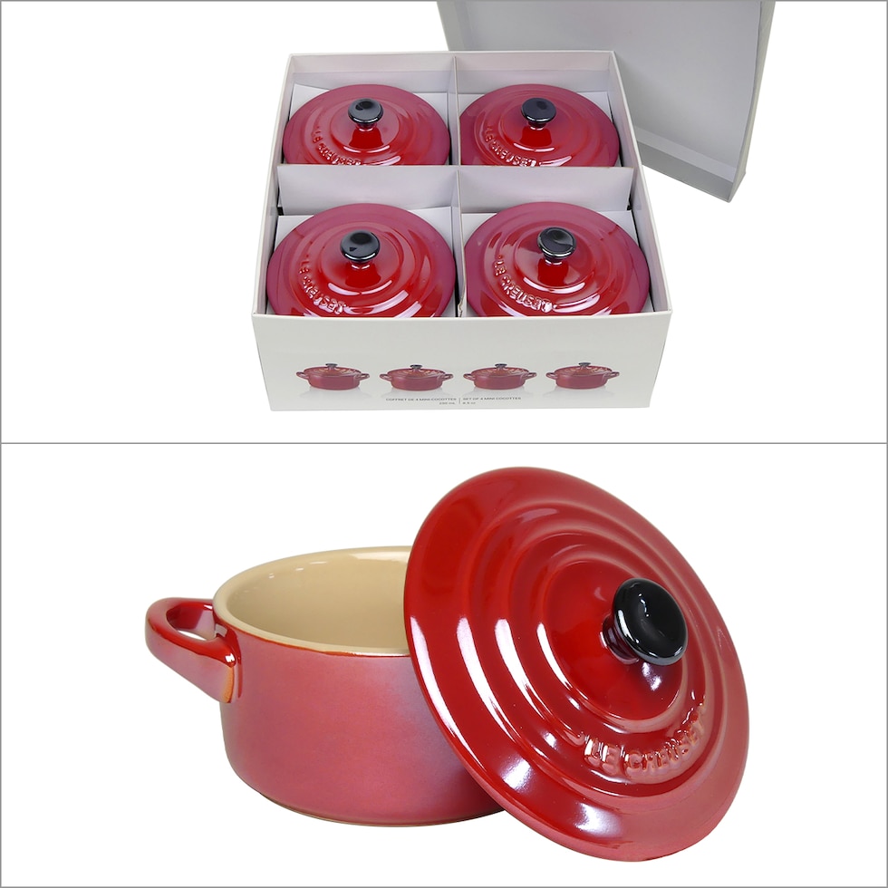 dショッピング |ルクルーゼ （ル・クルーゼ） ミニココット 10cm 4個