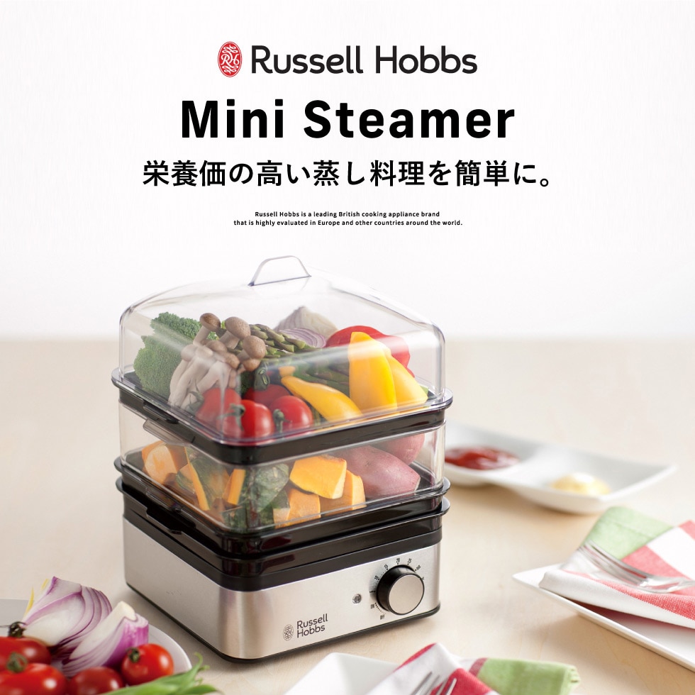 dショッピング |ラッセルホブス Russell Hobbs ミニスチーマー 7910JP