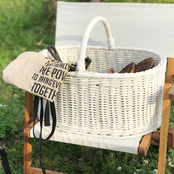 dショッピング |KLEANE キレーネ 抗菌 オーバルバスケット ホワイト