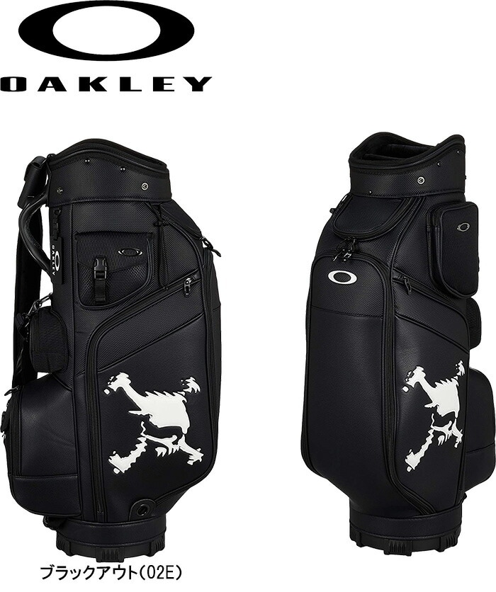 dショッピング |オークリー キャディバッグ 9.5型 スカルゴルフバッグ