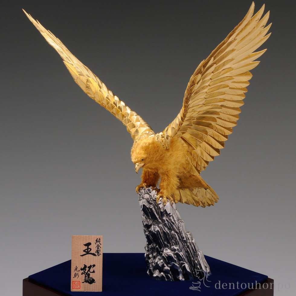 dショッピング |純金 王鷲 A 1000g ( 木札名入れ有料 高級