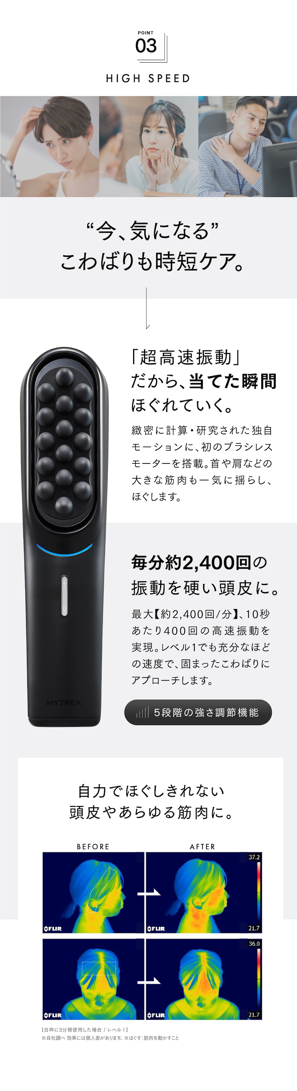 dショッピング |新感覚ヘッドスパ 固い頭皮に 【公式】MYTREX VIDO