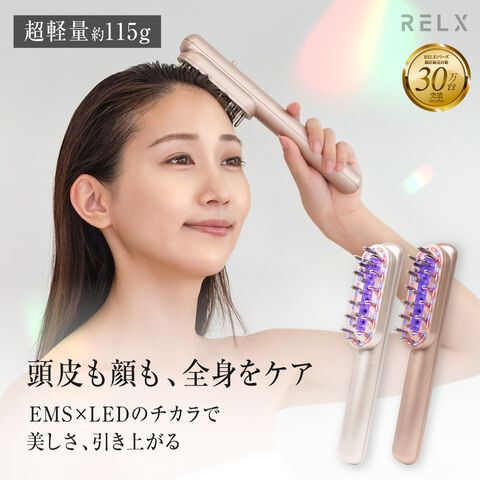 dショッピング |【ポイント大増量】RELX EMS 電気ブラシ 美顔器【日本