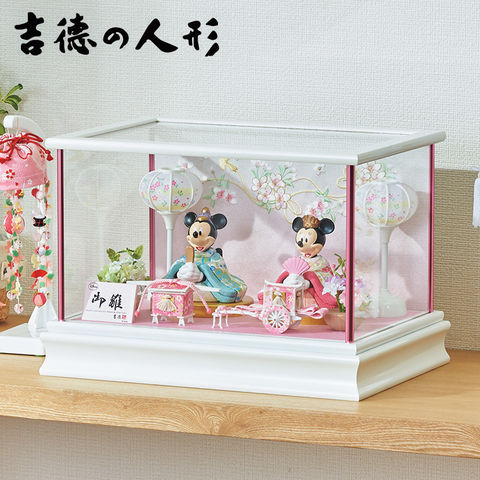 dショッピング |ディズニー ひな人形 雛人形 コンパクト 吉徳 親王