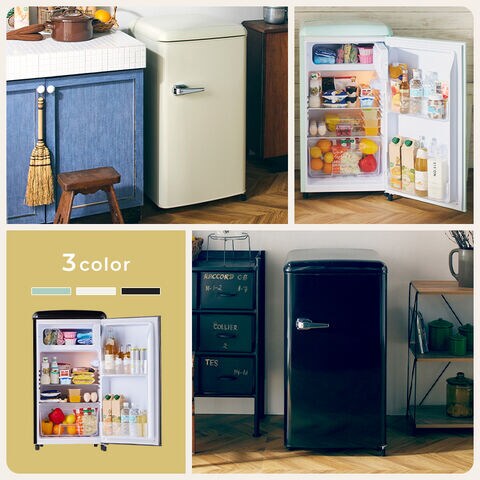 dショッピング |冷蔵庫 冷凍庫 冷凍冷蔵庫 83L PRR-081D-B 一人暮らし
