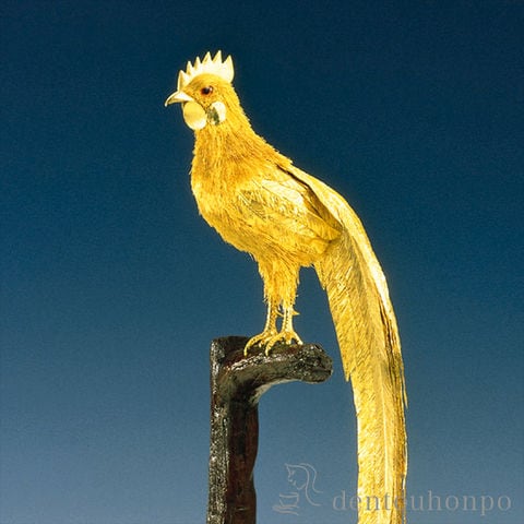 dショッピング |純金 尾長鶏 180g ( 光則（金工芸） 木札名入れ有料