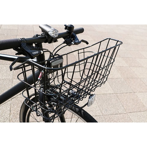 ブリヂストン クロスバイク 黒 前バスケット付き 原則引き取り限定