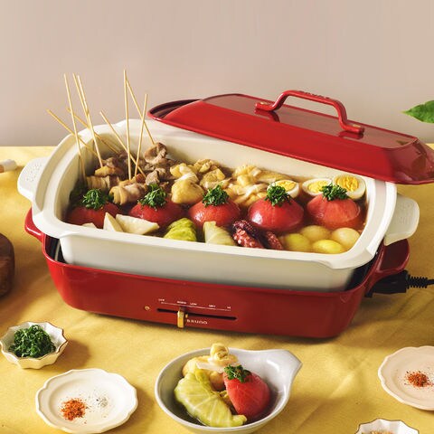 dショッピング |［ BRUNO ホットプレートグランデ 深鍋セット ］深鍋