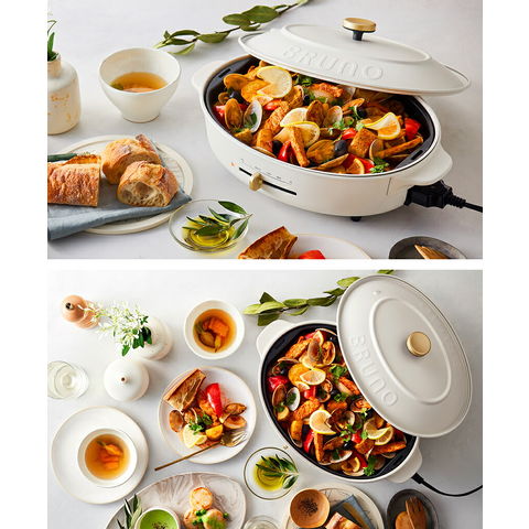 dショッピング |［ BRUNO crassy+ オーバルホットプレート ］ ブルーノ