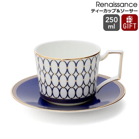 dショッピング |ウェッジウッド ルネッサンス ゴールド ブルー ティー