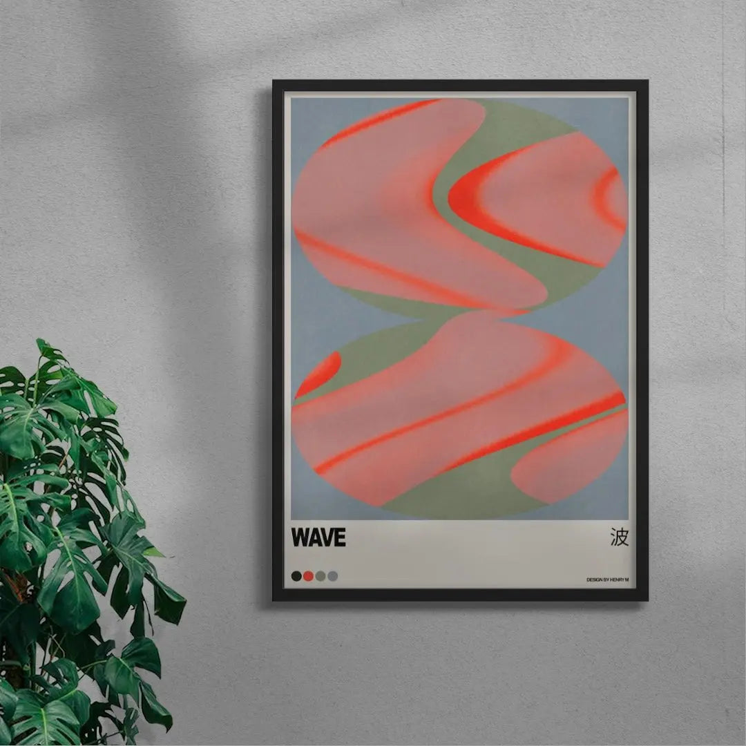 Wave - Print by Henry M. | DROOL Art