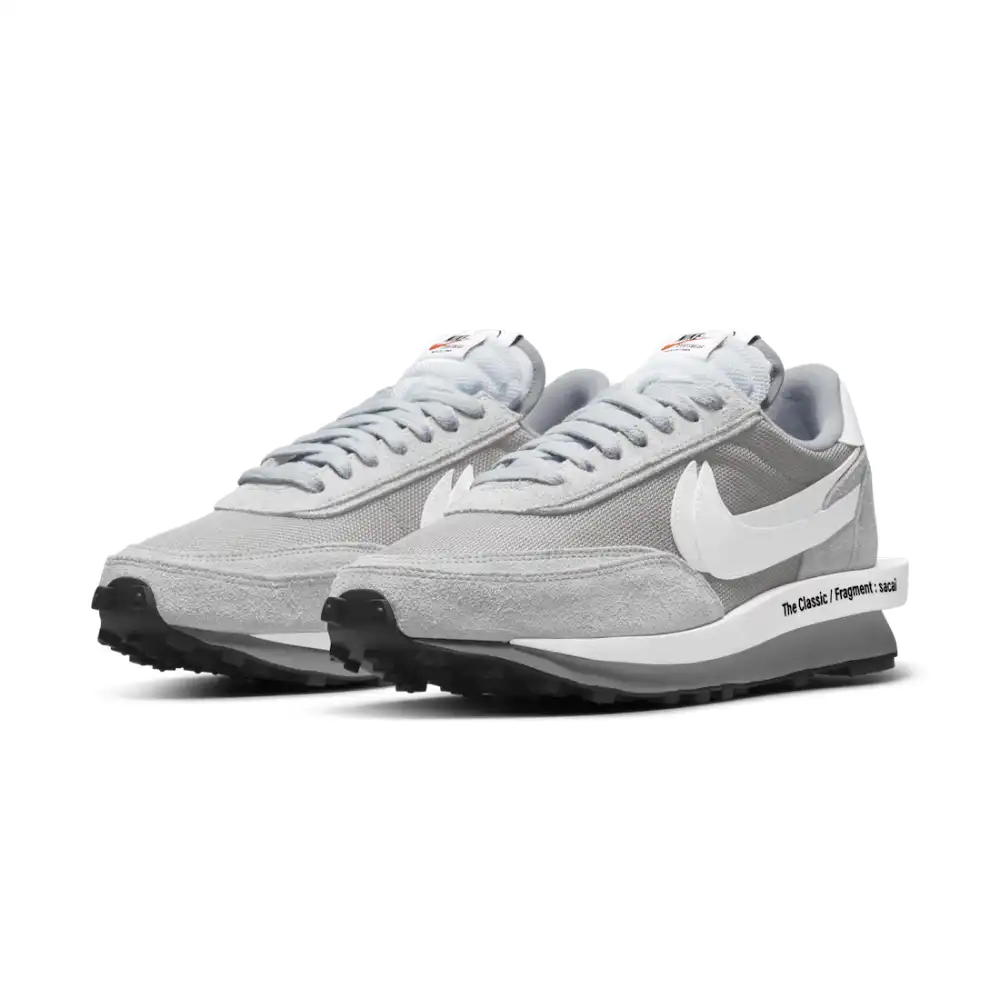 Fragment Design x sacai x Nike LDV Waffle Light Smoke Grey - Droper