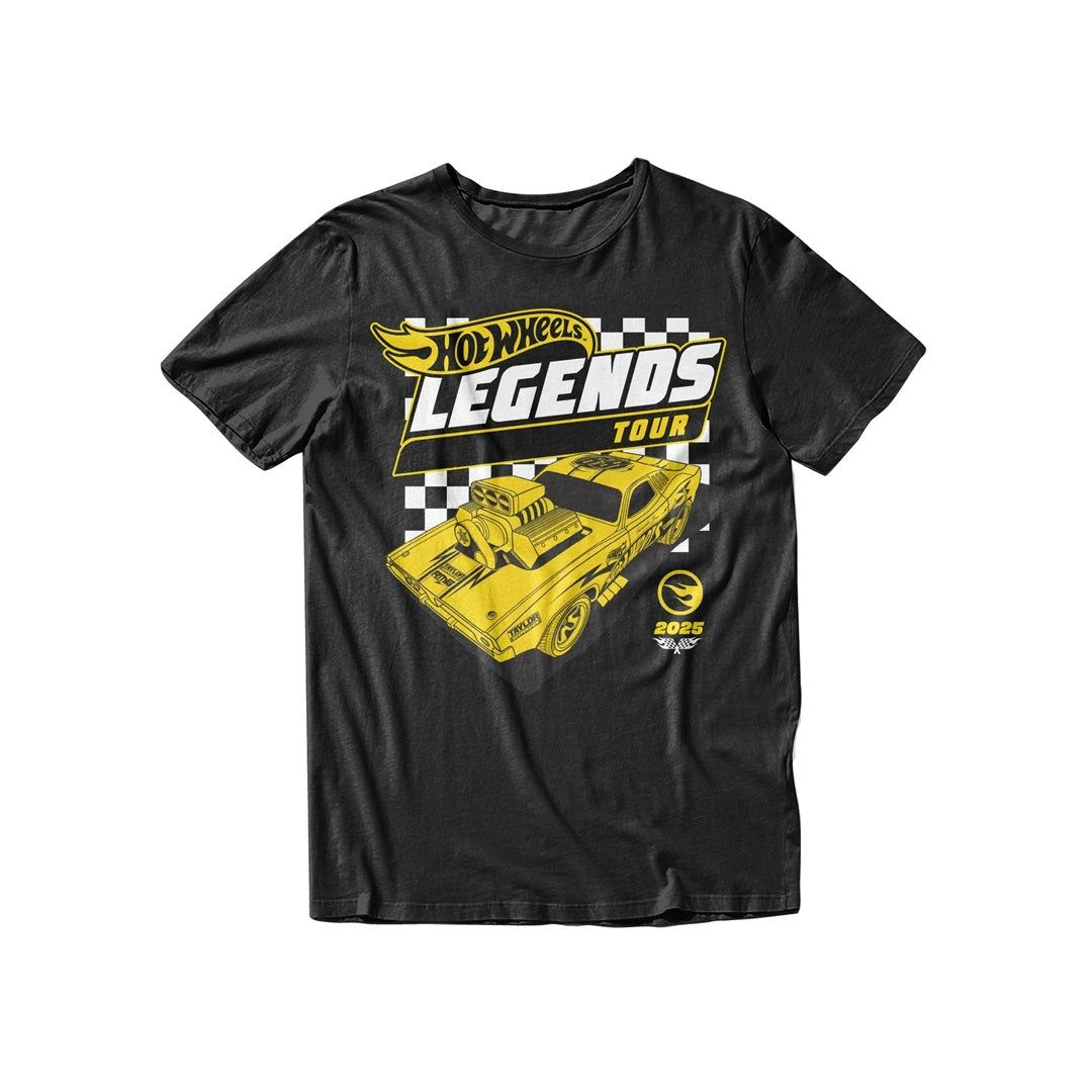 Hot Wheels Legends 2025 Tour T-Shirt Adult X Large| Dream Street