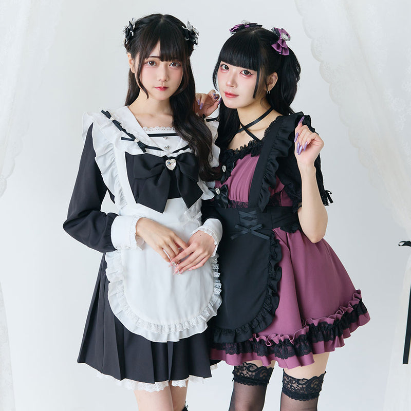 フリルレースアップエプロン – レディースファッション通販の夢展望