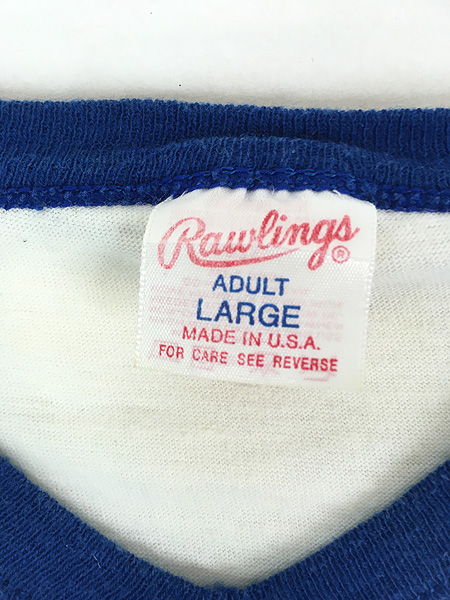 古着 80s USA製 MLB Los Angeles Dodgers ドジャース Tシャツ L 古着