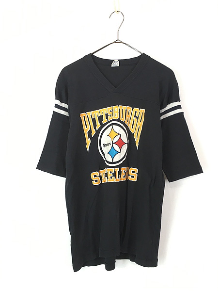 古着 80s USA製 NFL Pittsburgh Steelers スティーラーズ フットボール