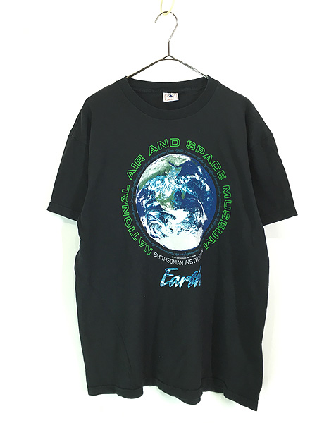 古着 90s USA製 Earth 地球 グラフィック Tシャツ L 古着 - 古着 通販