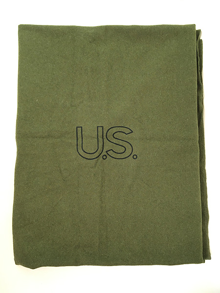 雑貨 古着 60s 米軍 「US」 ステンシル ミリタリー ウール