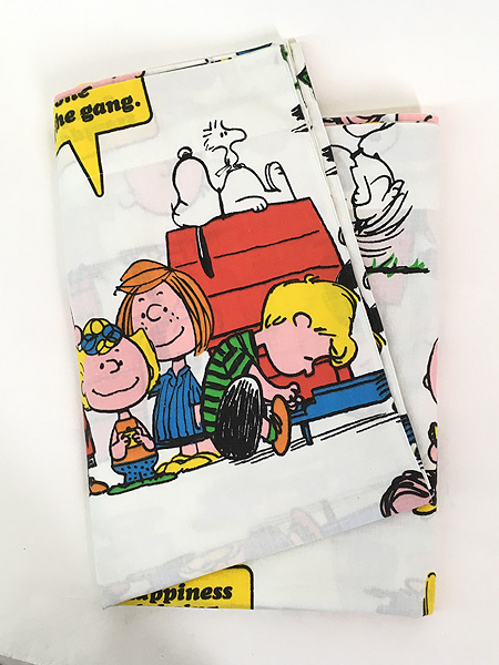 雑貨 古着 70s Snoopy スヌーピーと仲間たち キャラクター ベッド