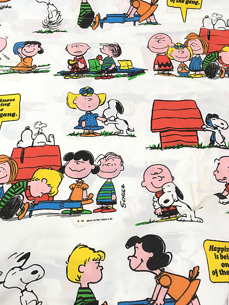 雑貨 古着 70s Snoopy スヌーピーと仲間たち キャラクター ベッド