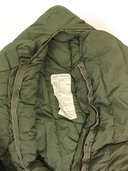 雑貨 古着 70s 米軍 ミリタリー M-1949 パデット SLEEPING BAG