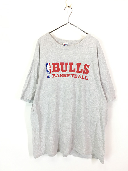 古着 90s USA製 Champion NBA Chicago BULLS ブルズ Tシャツ XXL 古着