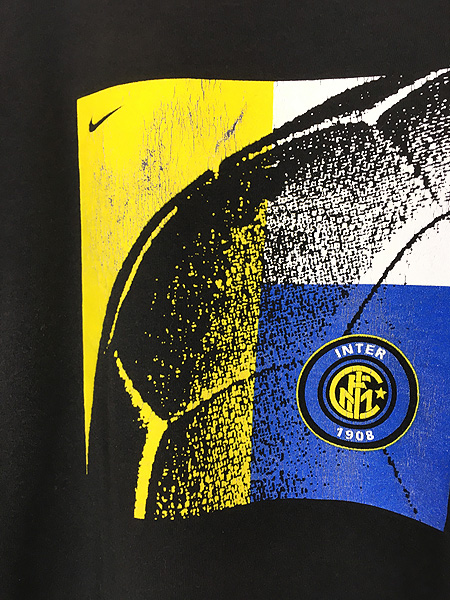 古着 90s NIKE 「INTER 1908」 インテル ロゴ グラフィック サッカー