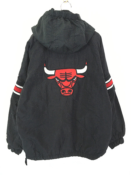 キッズ 古着 90s Starter NBA CHICAGO BULLS ブルズ パデット ハーフ