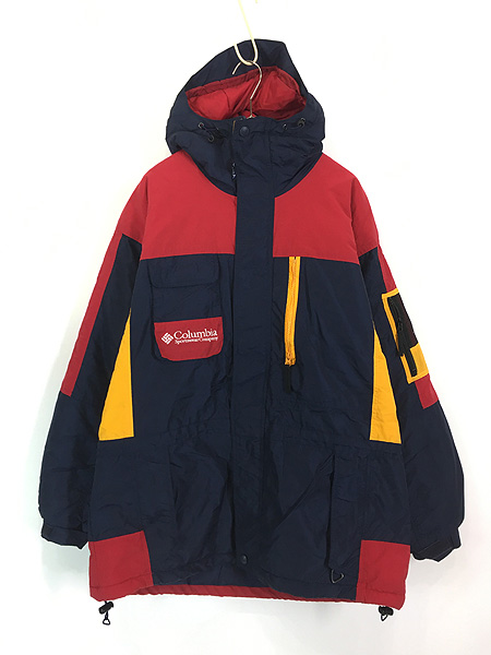 古着 Columbia メッシュ ポケット パデッド エクストリーム ナイロン