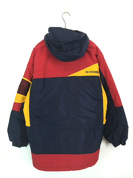 古着 Columbia メッシュ ポケット パデッド エクストリーム ナイロン