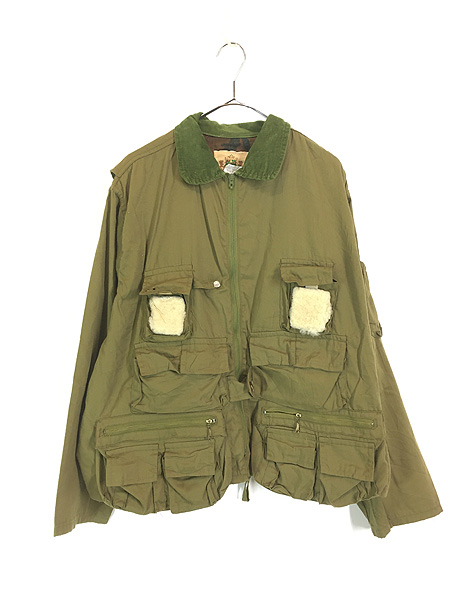 古着 70s Ideal ウッドランド カモ 迷彩 ライナー コットンサテン