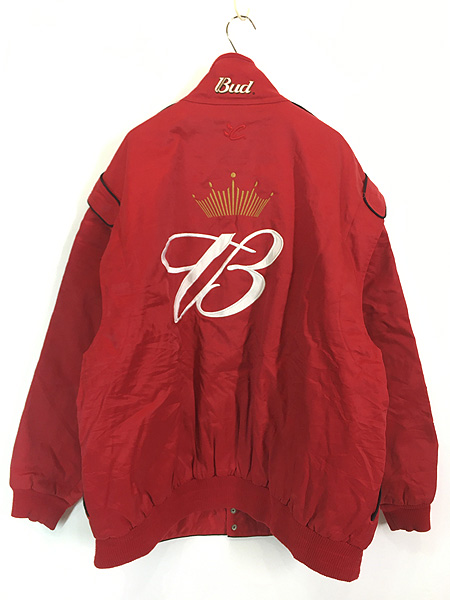 古着 90s CHASE 「Budweiser」 バドワイザー 企業 刺しゅう ナイロン