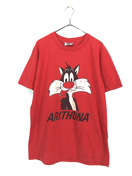 古着 90s USA製 LOONEY TUNES Sylvester シルベスター キャット T